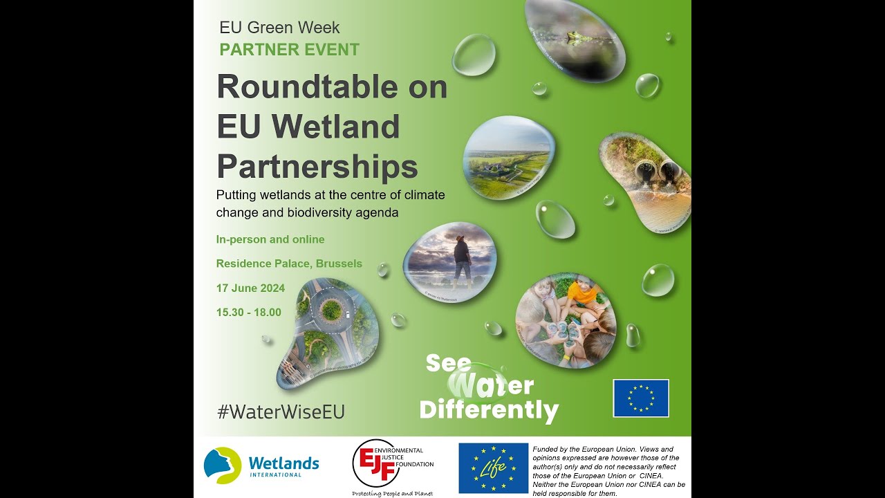 EU Green Week Event: Roundtable on EU Wetland Partnerships.