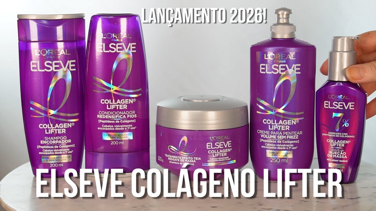 Qual o segredo desse cabelo encorpado? Tudo sobre a linha Elseve Colágeno Lifter de L’Oréal Paris