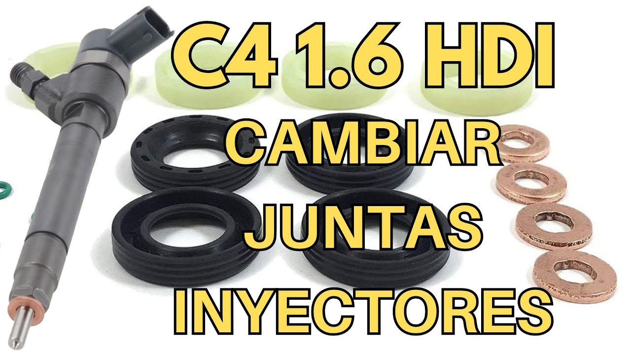 Cambiar juntas inyectores 1.6 HDI PSA CITROEN FORD PEUGEOT VOLVO