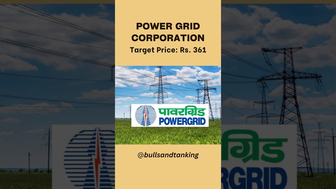 Power Grid Corporation eyes ₹370+ target price ⚡️#powergrid #powergridsharenews #powergridshare #ipo