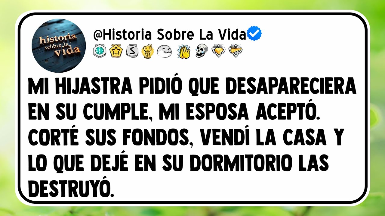 Mi hijastra pidió que desapareciera en su cumple, mi esposa aceptó. Corté sus fondos, vendí la...