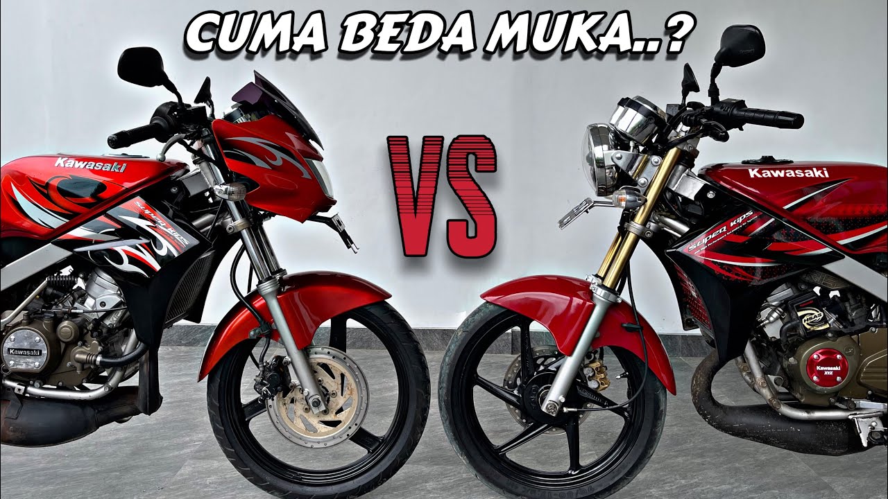 NINJA R vs NINJA SS // CUMA BEDA MUKA..?? #kawasaki #ninja #2stroke #2tak #automobile #cilacap