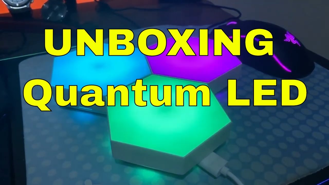 UNBOXING HEXAGON QUANTUM LED LIGHT