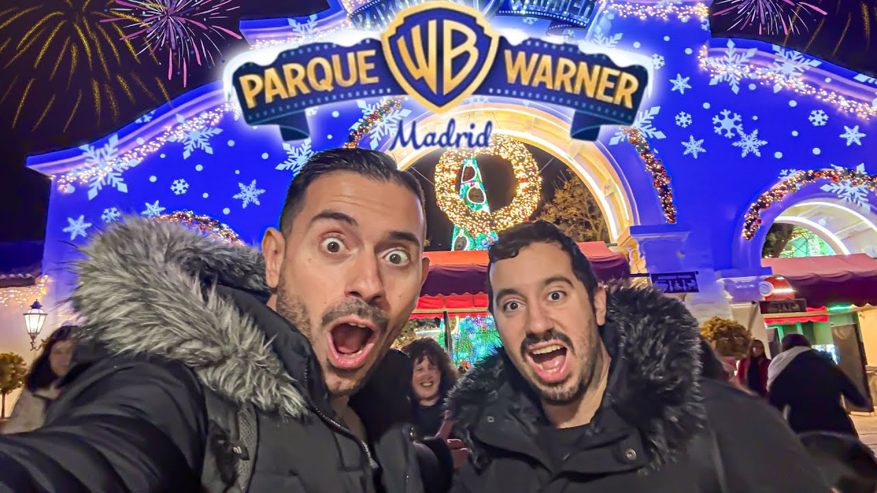 😱 Nivelazo! As&iacute; es la NAVIDAD en PARQUE WARNER MADRID 2025 