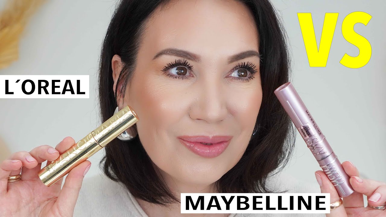 MAYBELLINE Sky High MASCARA VS LOREAL Panorama