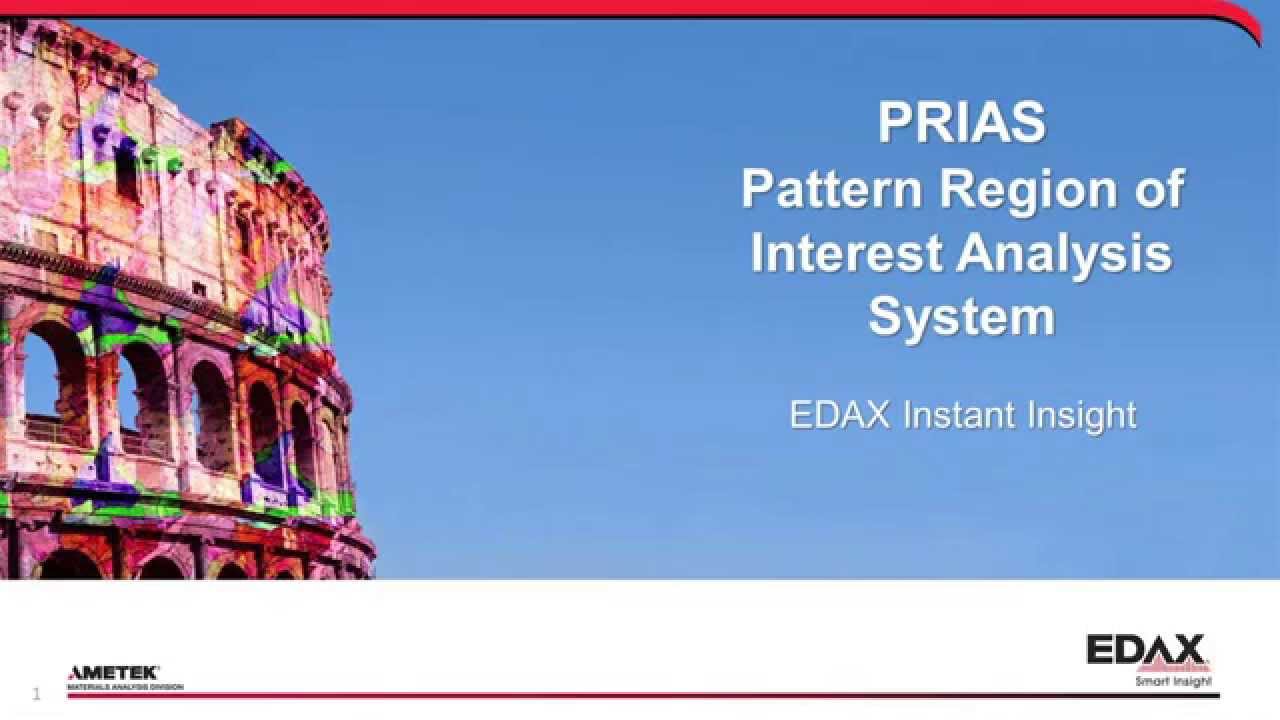 EDAX Instant Insight - PRIAS
