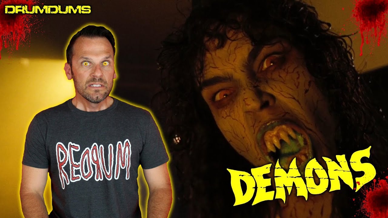 Drumdums Reviews DEMONS (Dario Argento) + RIP Derek Mayo