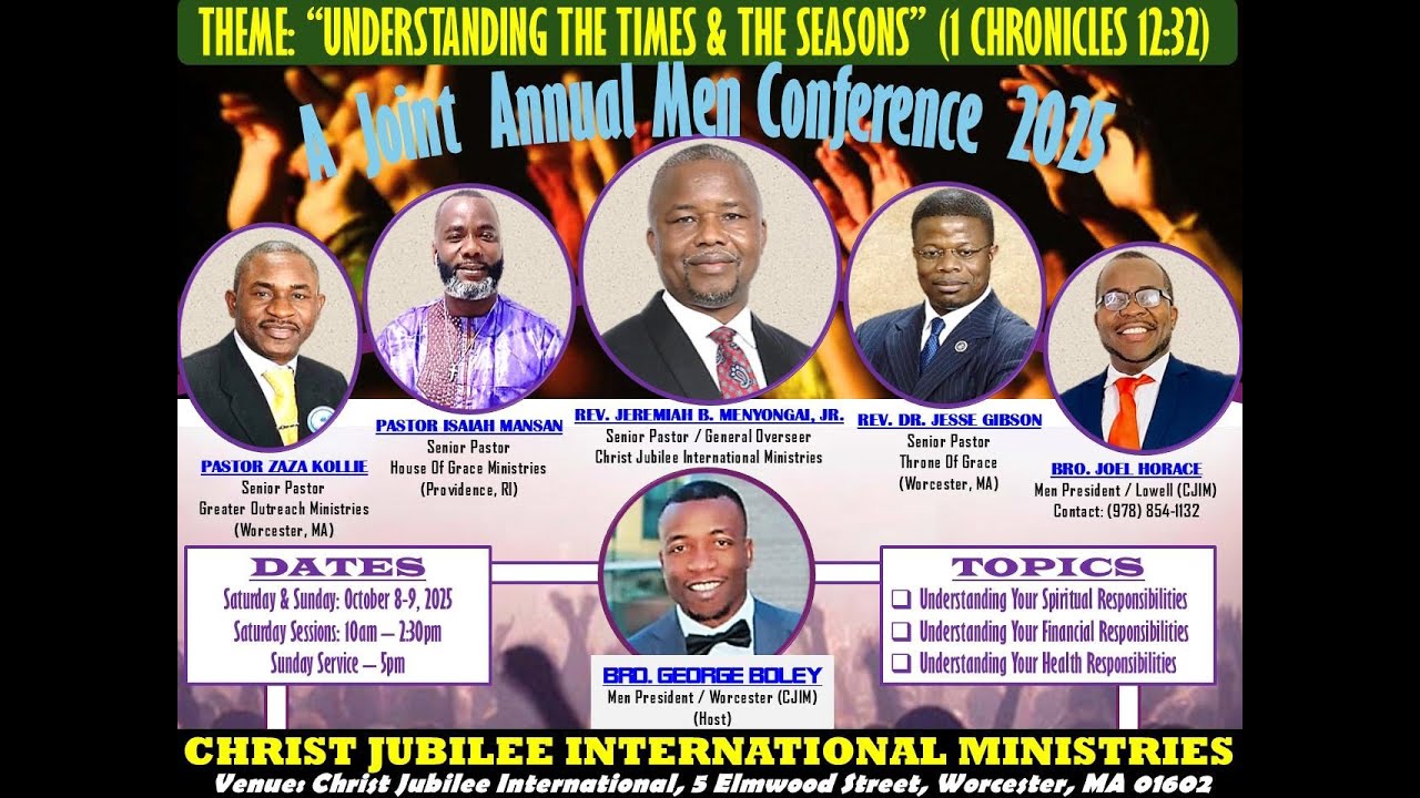 Understanding The Times & The Seasons | Pastor Isaiah Mansan | Christ Jubilee Int'l Min.