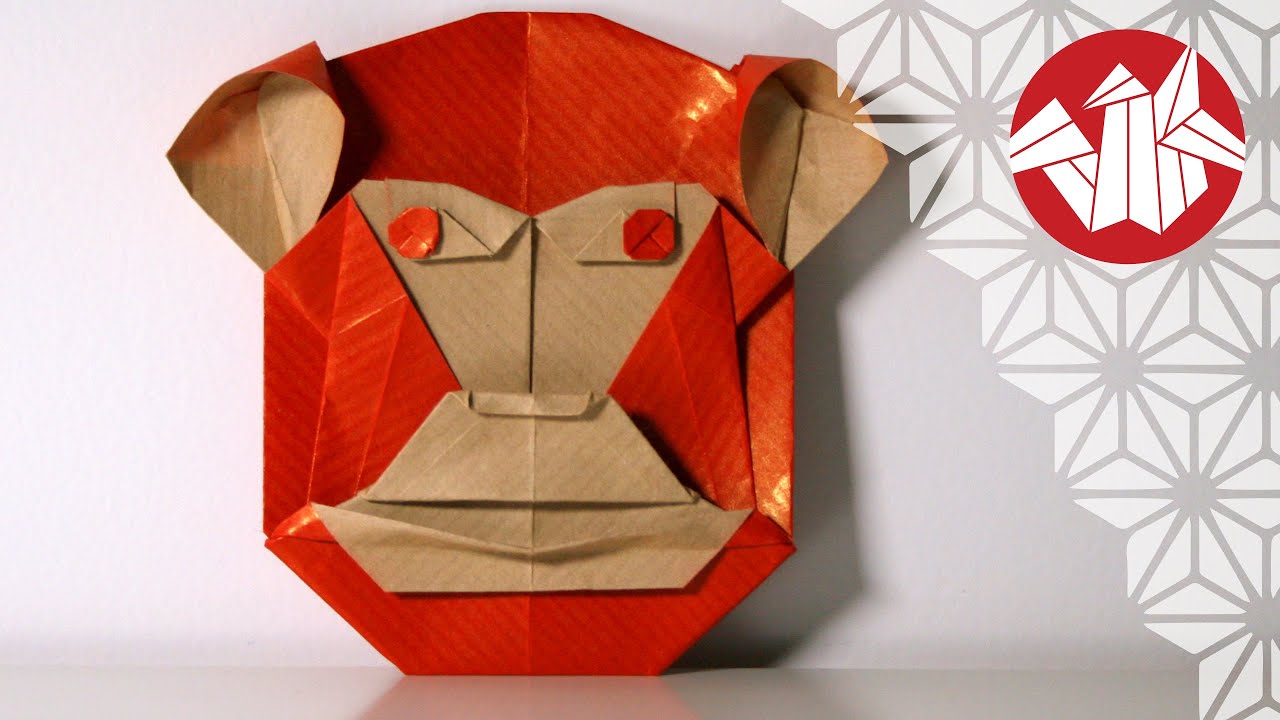 Tuto Origami - Tete de singe [Senbazuru]