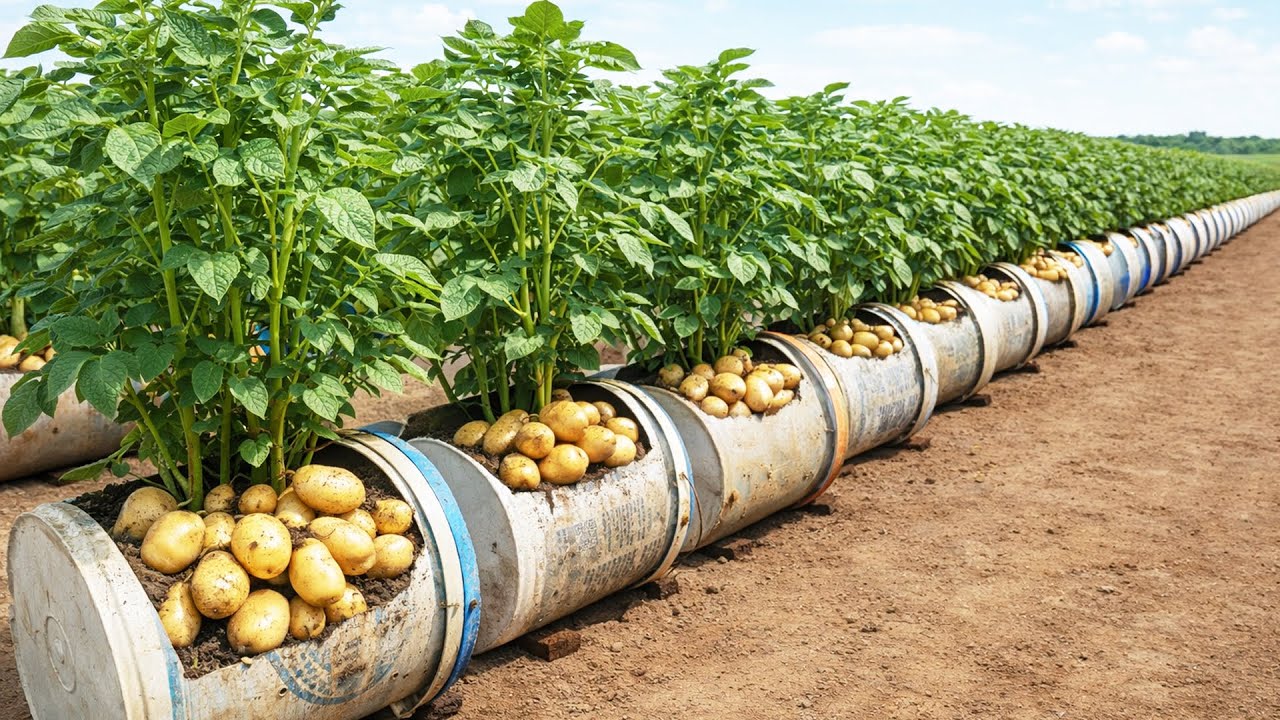 Secret to Growing Potatoes in Containers With High Yields