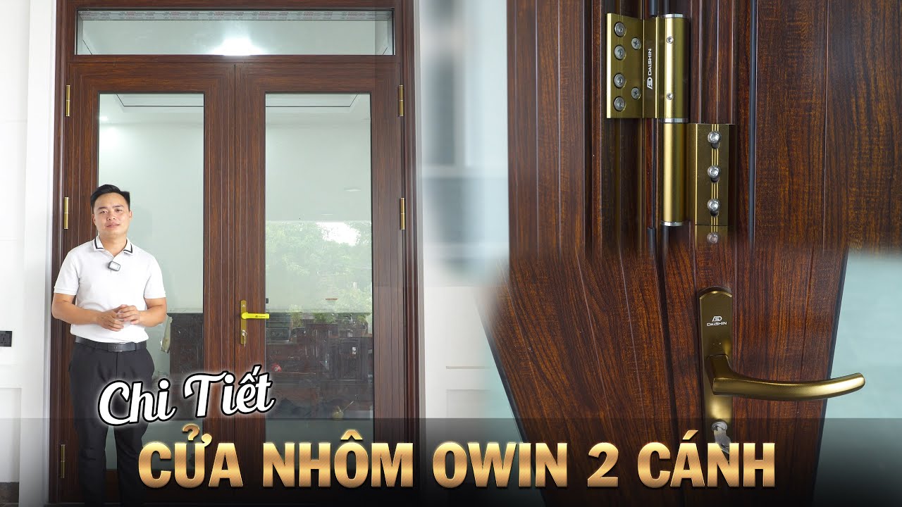 Mẫu cửa nhôm OWIN 2 cánh đẹp và đẳng cấp , xu hướng cửa năm 2024 || nhôm owin | owin