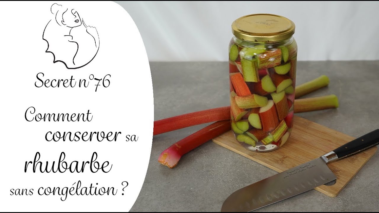 Comment conserver sa RHUBARBE sans congélateur ?