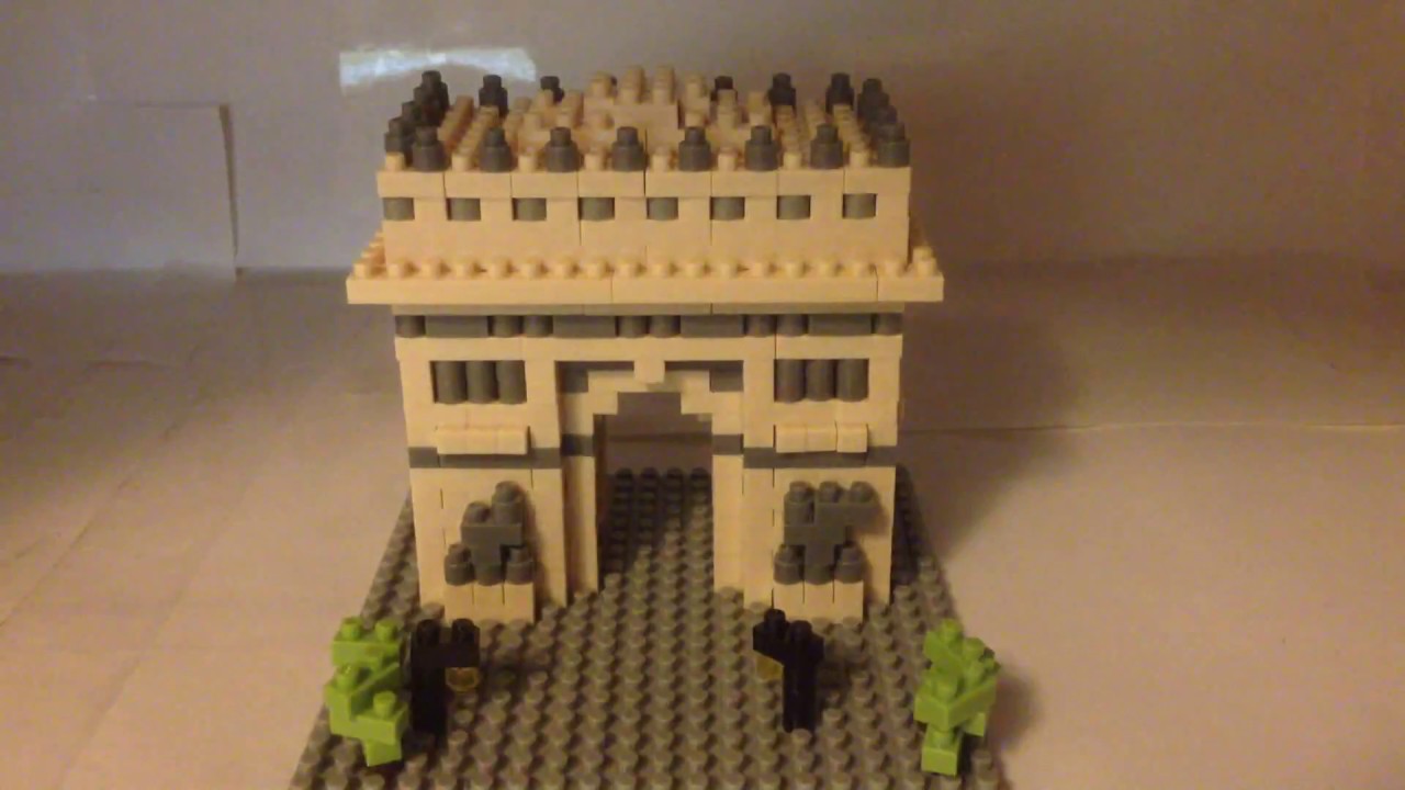 Nanoblock: Arc de triomphe de l'etoile set review