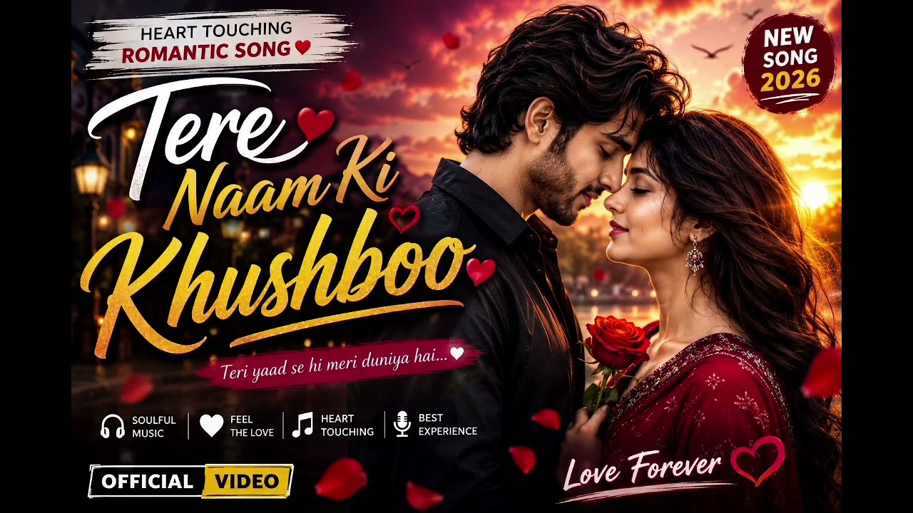 Tere Naam Ki Khushboo 🌹 | Heart Touching Romantic Urdu Song | Emotional Love Song 2026