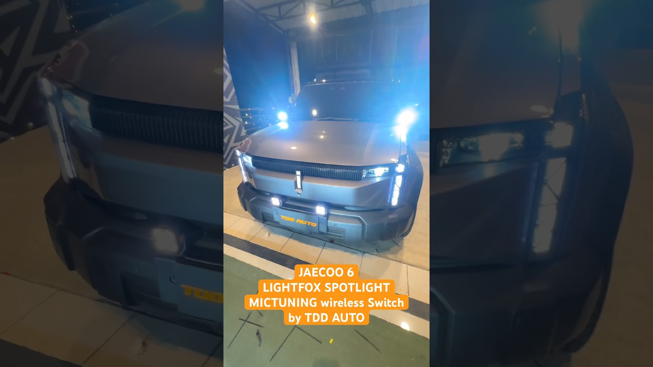 JAECOO 6 LIGHTFOX SPOTLIGHT MICTUNING wireless Switch by TDD AUTO #TDDAUTO