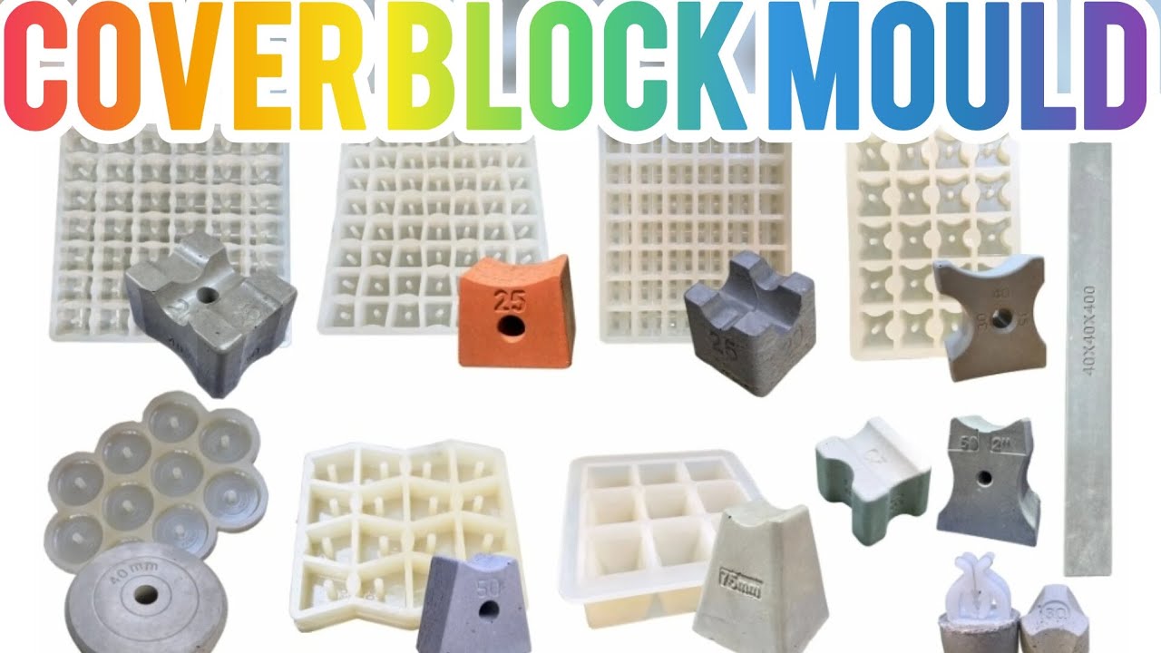 Cover block mould #mumbai #coverblock #constructionmaterial #dubai #mouldfactory #mould #usa