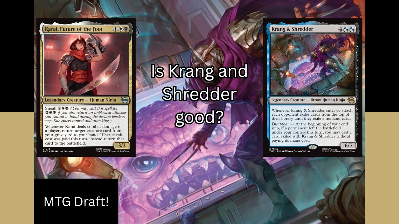 MTG Arena | Pick 2 Draft | Is Krang and shredder good?