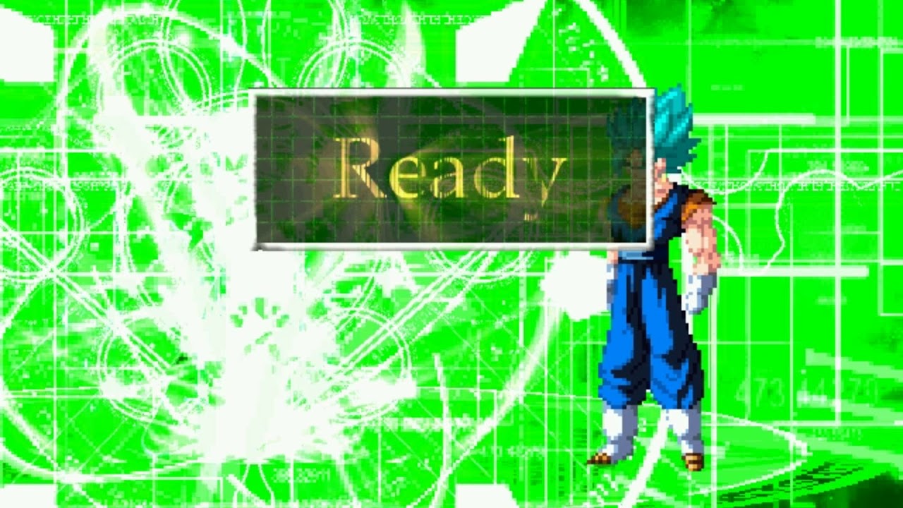 -MUGEN- SSJGSS Vegetto 2nd (6P) VS Mc Virtual (12P) (Both Sides)