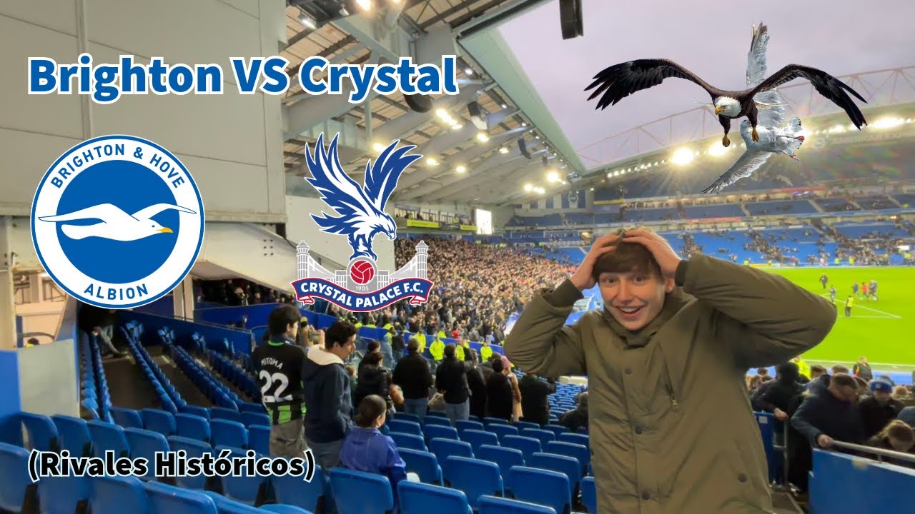 Voy a un PARTIDO de PREMIER LEAGUE entre BRIGHTON Y CRYSTAL PALACE!! (Rivalidad m&aacute;xima)
