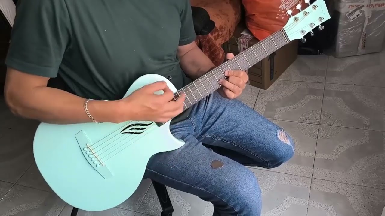 Enya NOVA Go SP1 - Guitarra eléctrica acústica de fibra de carbono con Smart AcousticPlus
