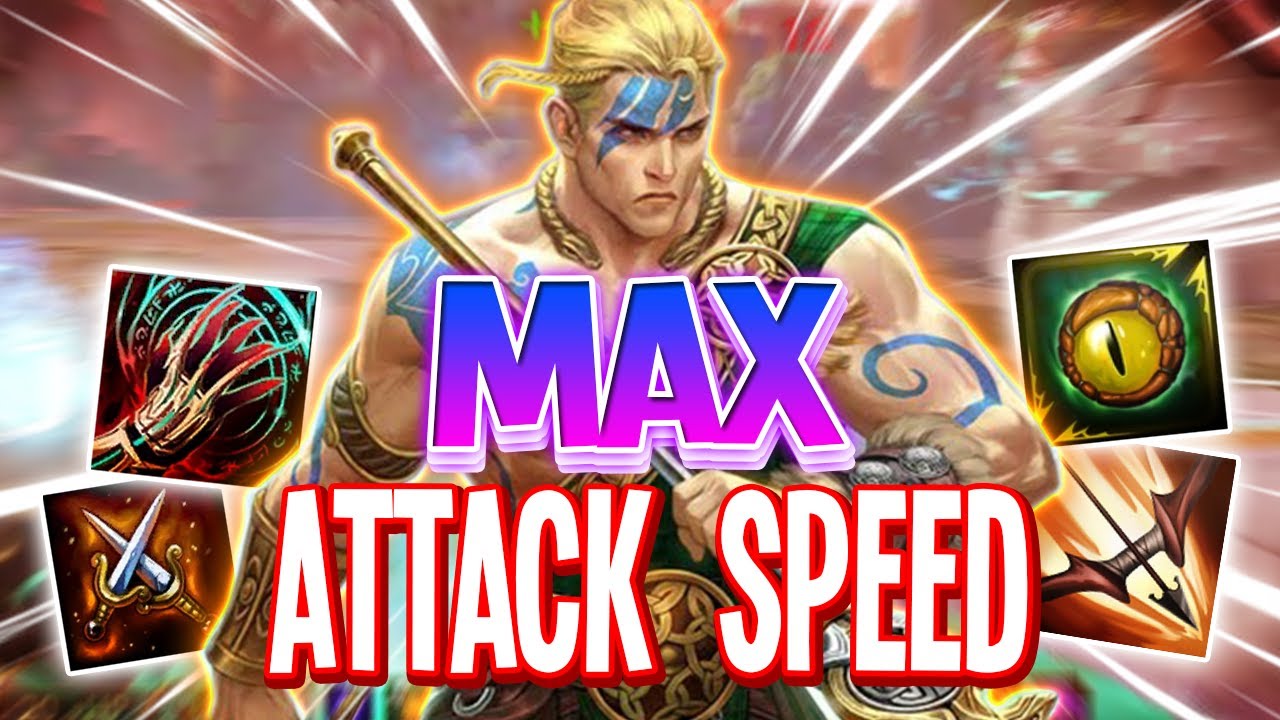 МАКСИМАЛЬНАЯ СКОРОСТЬ АТАКИ Кухулин УНИЧТОЖАЕТ в SMITE!