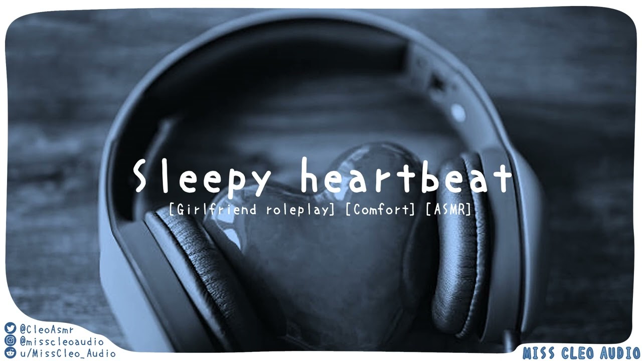 ASMR: Sleepy heartbeat [Girlfriend roleplay] [Heartbeat] [Breathing] [Fall asleep with me]