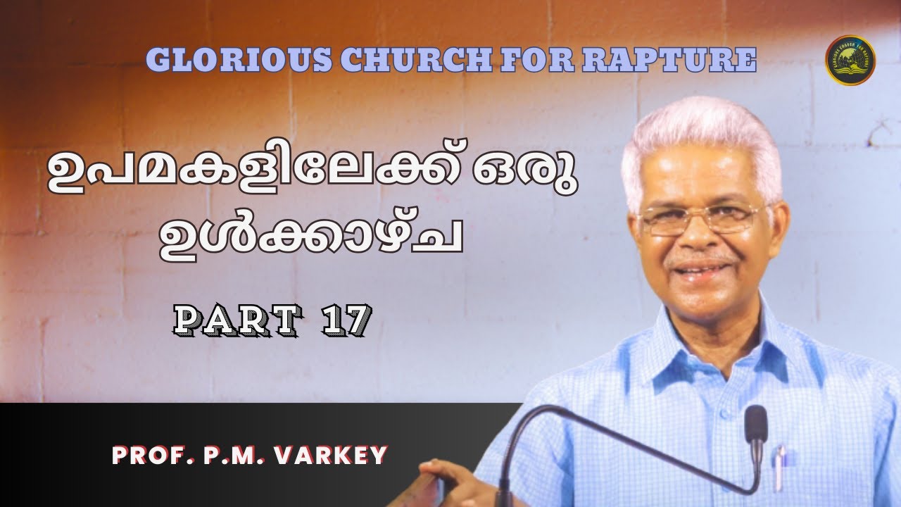 ഉപമകളിലേക്ക് ഒരു ഉൾക്കാഴ്ച | Part 17 | Prof. P.M. Varkey, Aluva