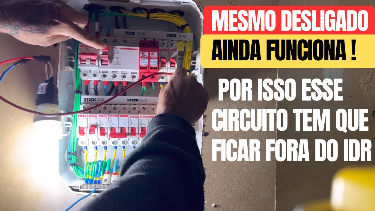 Por esse motivo, esse circuito tem que ficar fora da proteção do idr .