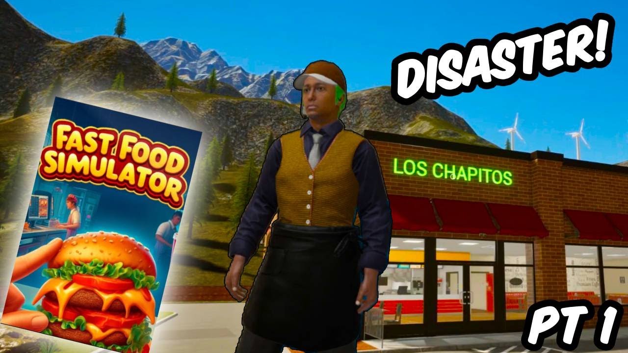 Первый день игры в Fast Food Simulator обернулся катастрофой...