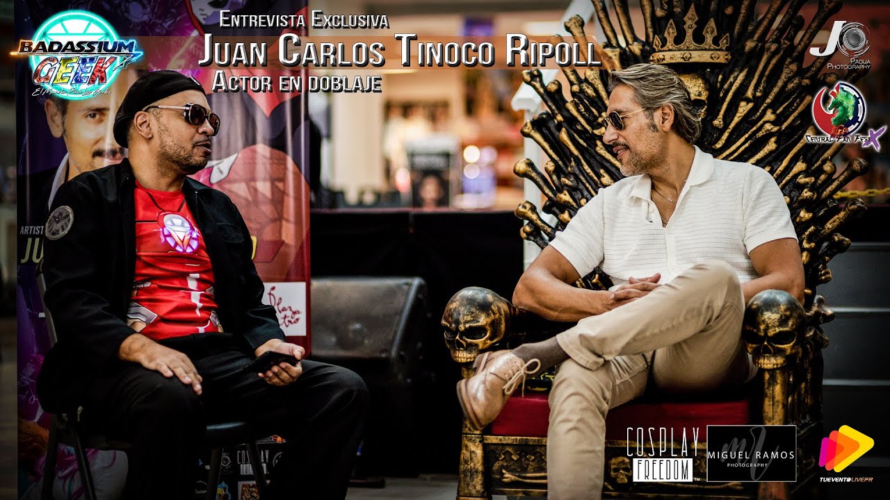 Entrevista Exclusiva a Juan Carlos Tinoco Ripoll CFF&X 2024 en Badassium Geek