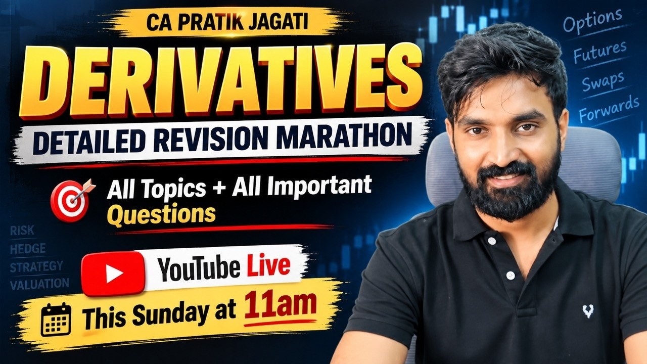 Derivatives Revision Marathon - Full Coverage | CA Final AFM