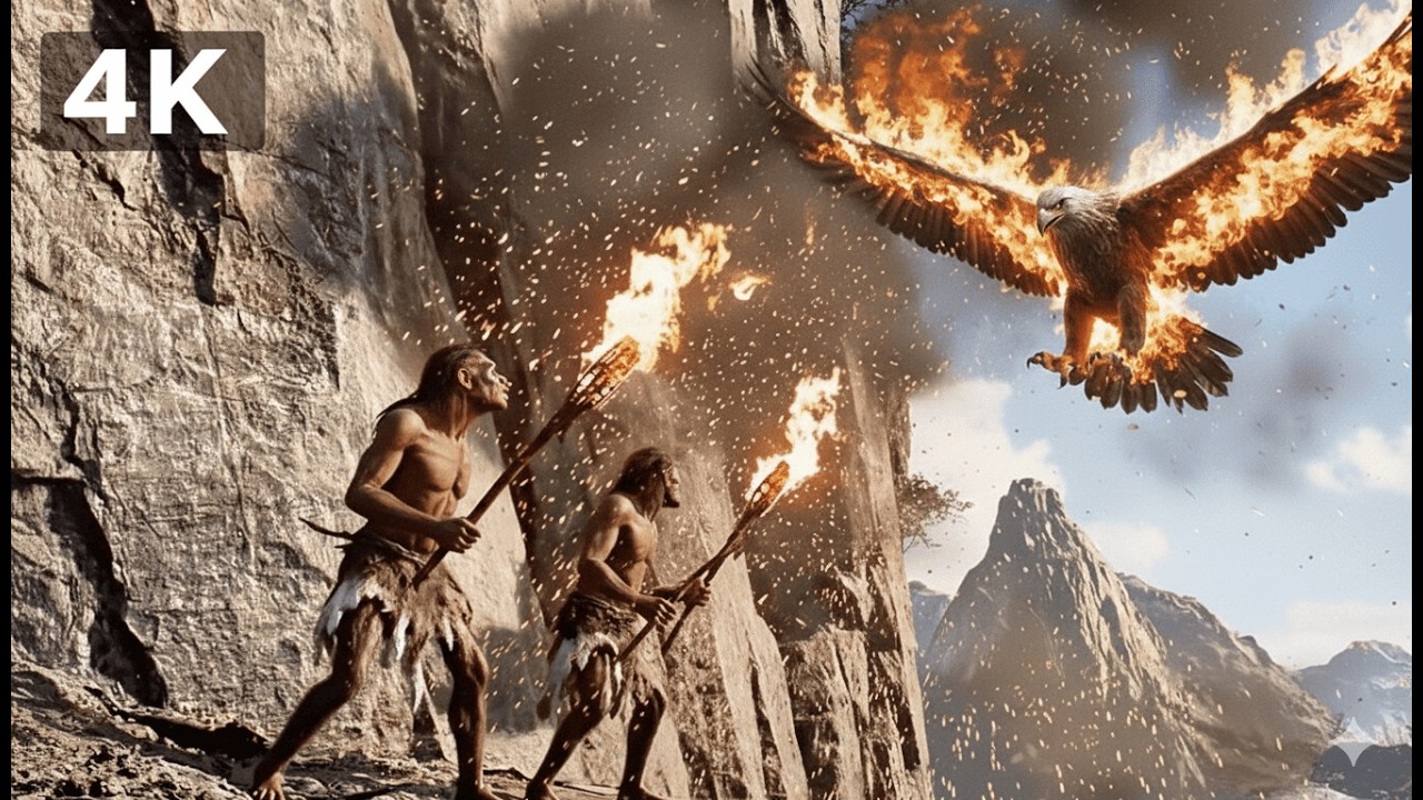 Prehistoric Humans vs Giant Eagle – The Most Terrifying Survival Battle