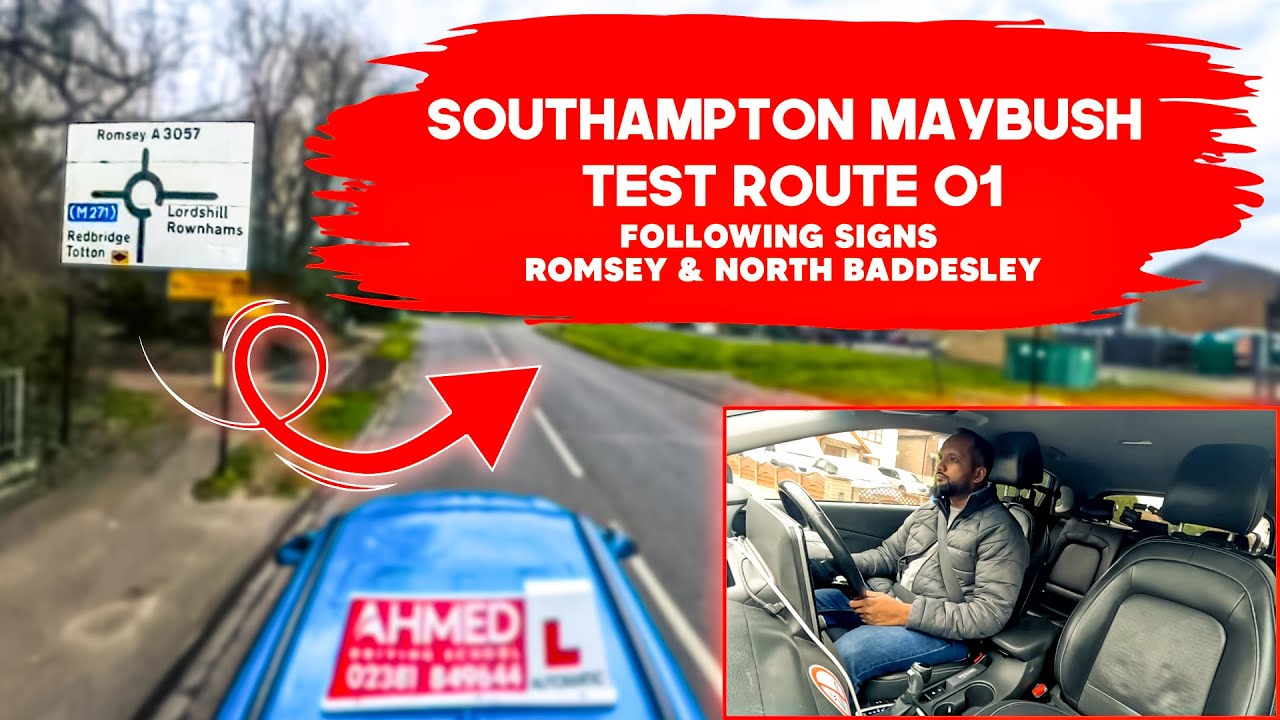 Southampton Maybush Driving Test Centre Test Route : 01 | DRIVING GUIDE 