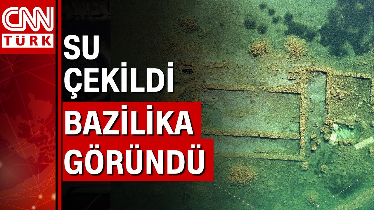 İznik Gölü'nde bulunan Bazilika 13. yüzyılda terk edilmiş