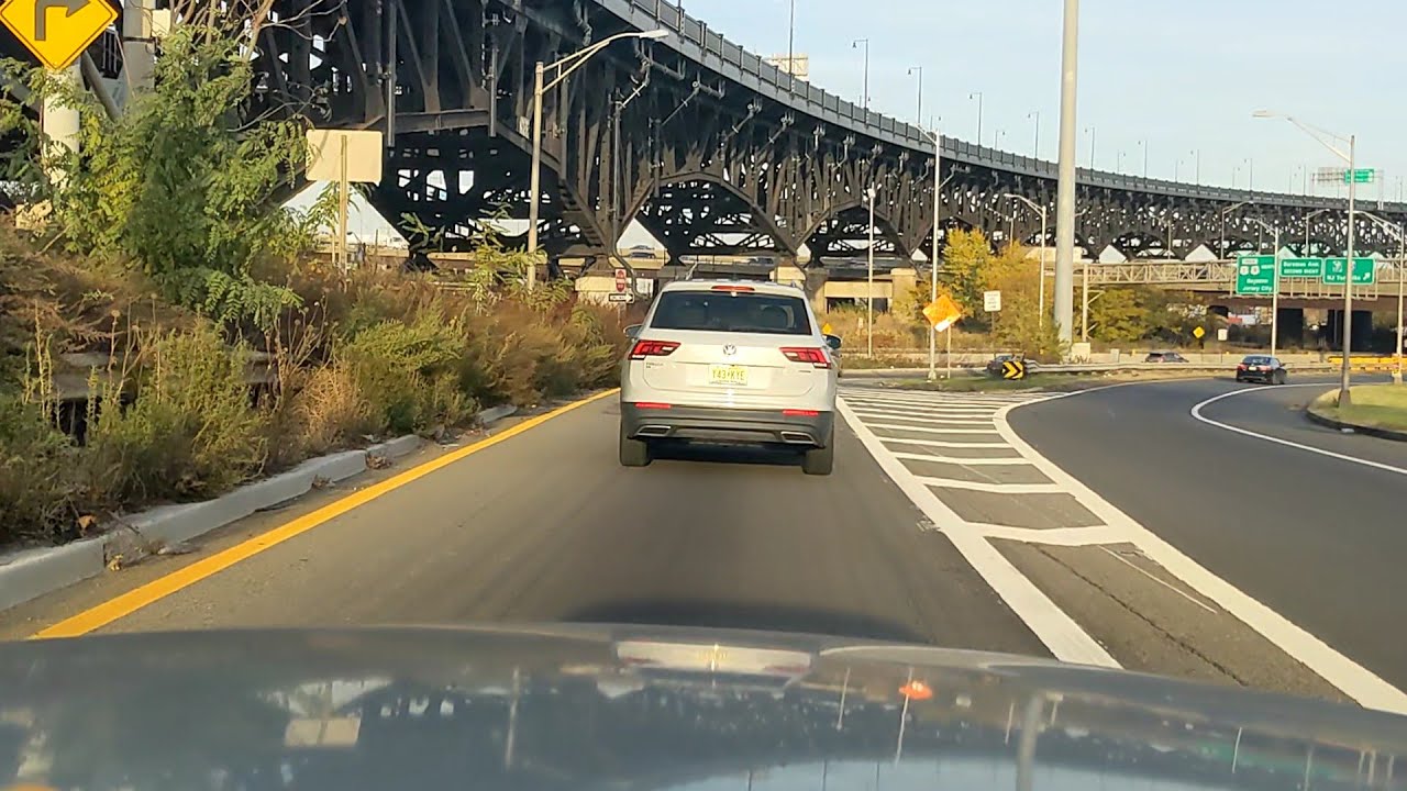 NJ Drive: Newark Airport to Jersey City via Route 1 & 9 Truck Route in a Crown Victoria
