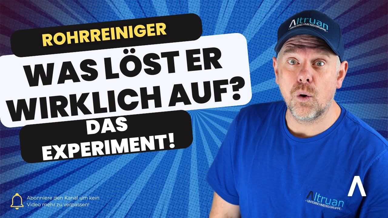 Abfluss reinigen? Wie stark ist der stärkste Abflussreiniger?
