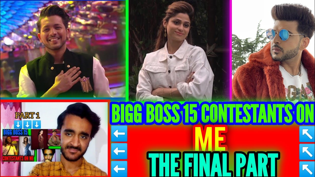 Bigg boss 15 Contestants on me the final part || Udit Khanna || #biggboss15 #bb15 #comedy .