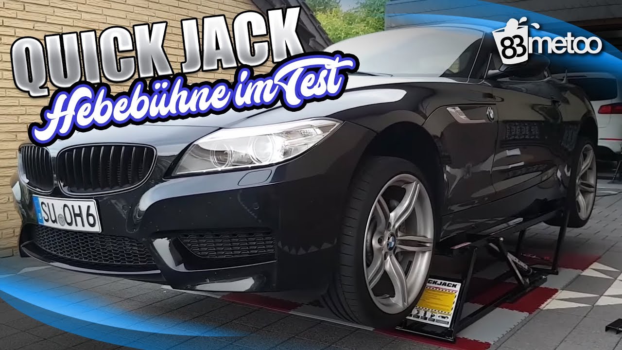 Quick Jack BL-5000 SLX Hebeb&uuml;hne im Test | Portable mobile Hebeb&uuml;hne QuickJack Erfahrung Deutschland
