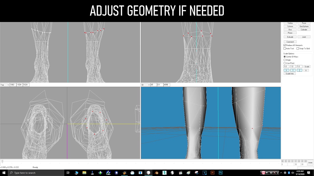 Adding parts / Modifying a Sims 2 Mesh (Tutorial)