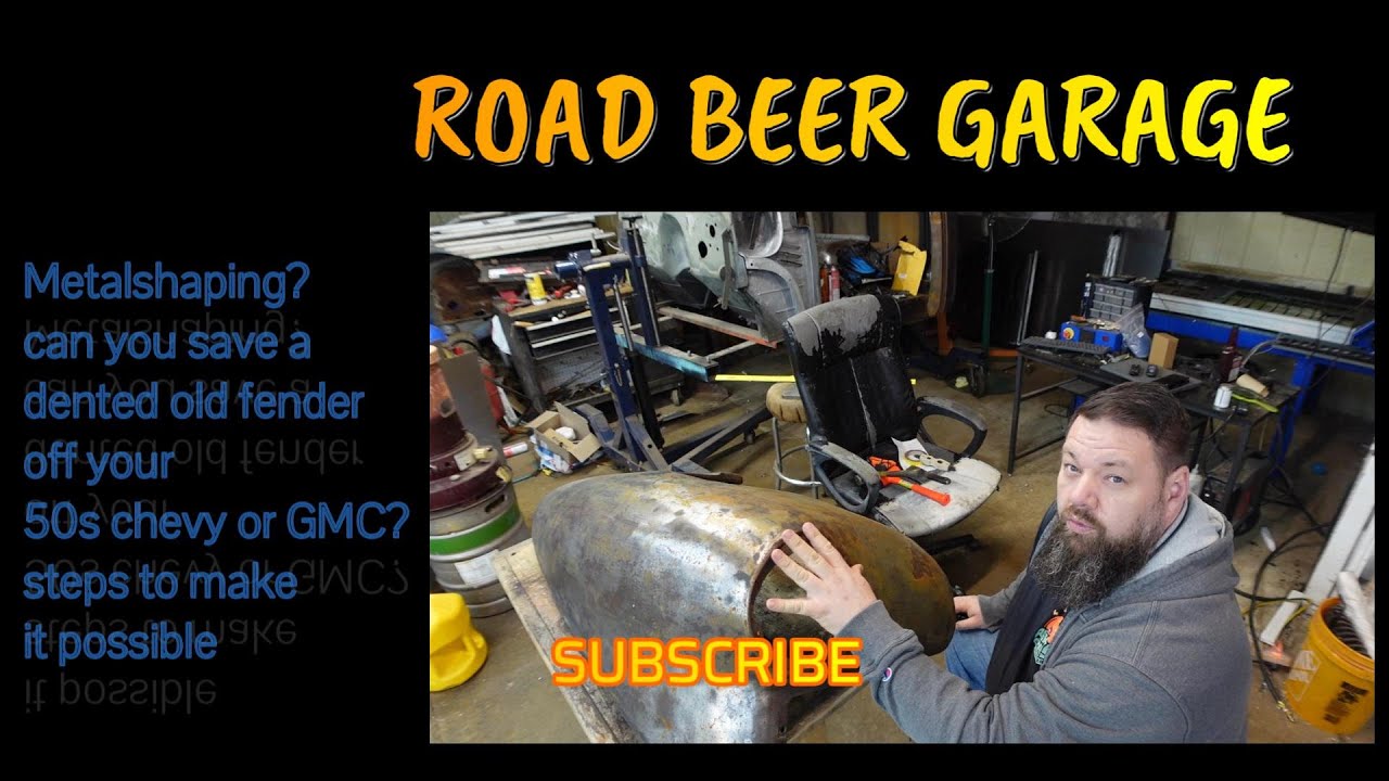 Can you salvage 1950 GMC fenders after damage? steps to repair.
