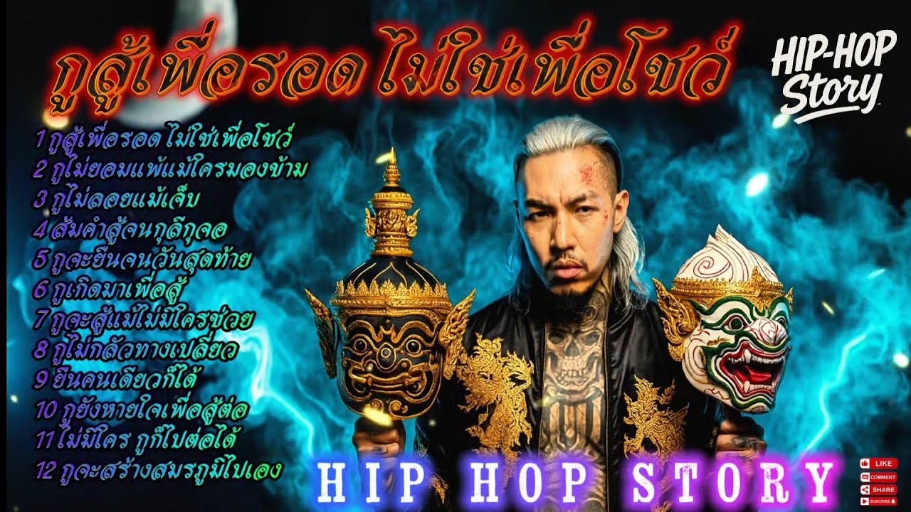 กูสู้เพื่อรอด ไม่ใช่เพื่อโชว์✌️✌️🔥รวมเพลงแร็พฮิปฮอป🔥 #SadRap #HipHopอกหัก #Rapซึ้งกินใจ #rap #hiphop