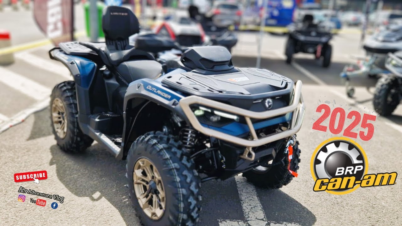 UNBOXING Brand NEW 2025 Can Am Outlander 1000R LIMITED 10.25 in Display