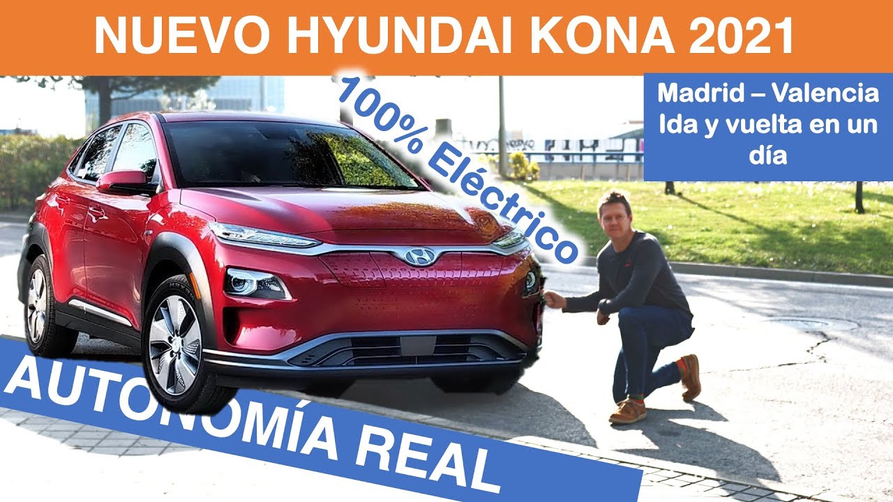 Nuevo Hyundai Kona Eléctrico 2021 | Autonomía real a 120kmh