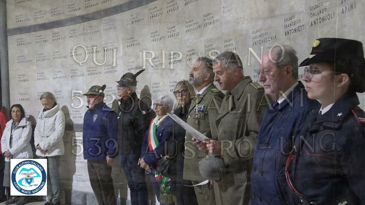 Primo Novembre 2025 sacrario di Oslavia - Gorizia