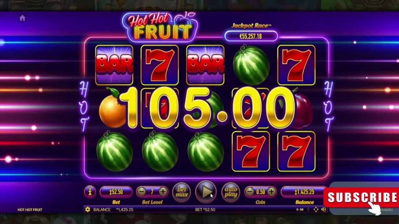 Betting Small to Big Stakes on HOT HOT FRUIT HollywoodBets win | (Demo Play)