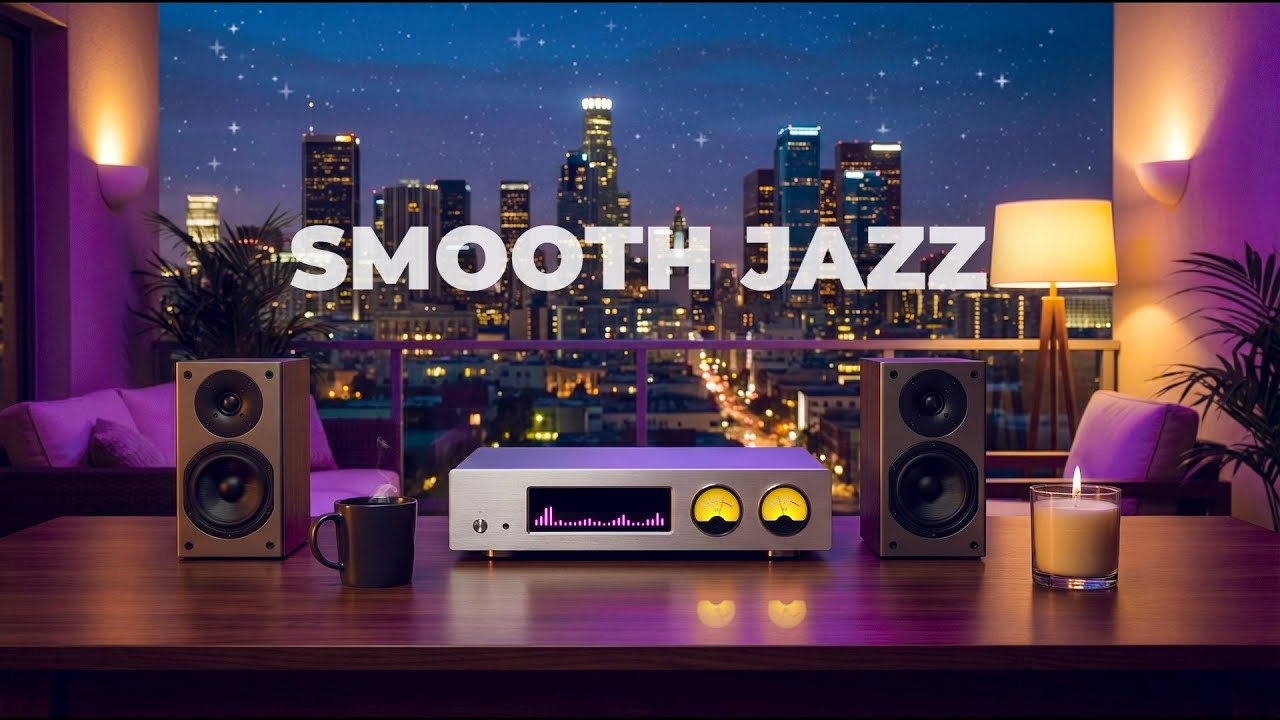 Rooftop Jazz Lounge 🌆 Cozy Lounge Jazz for Evening Relaxation | Jazz Cabinet