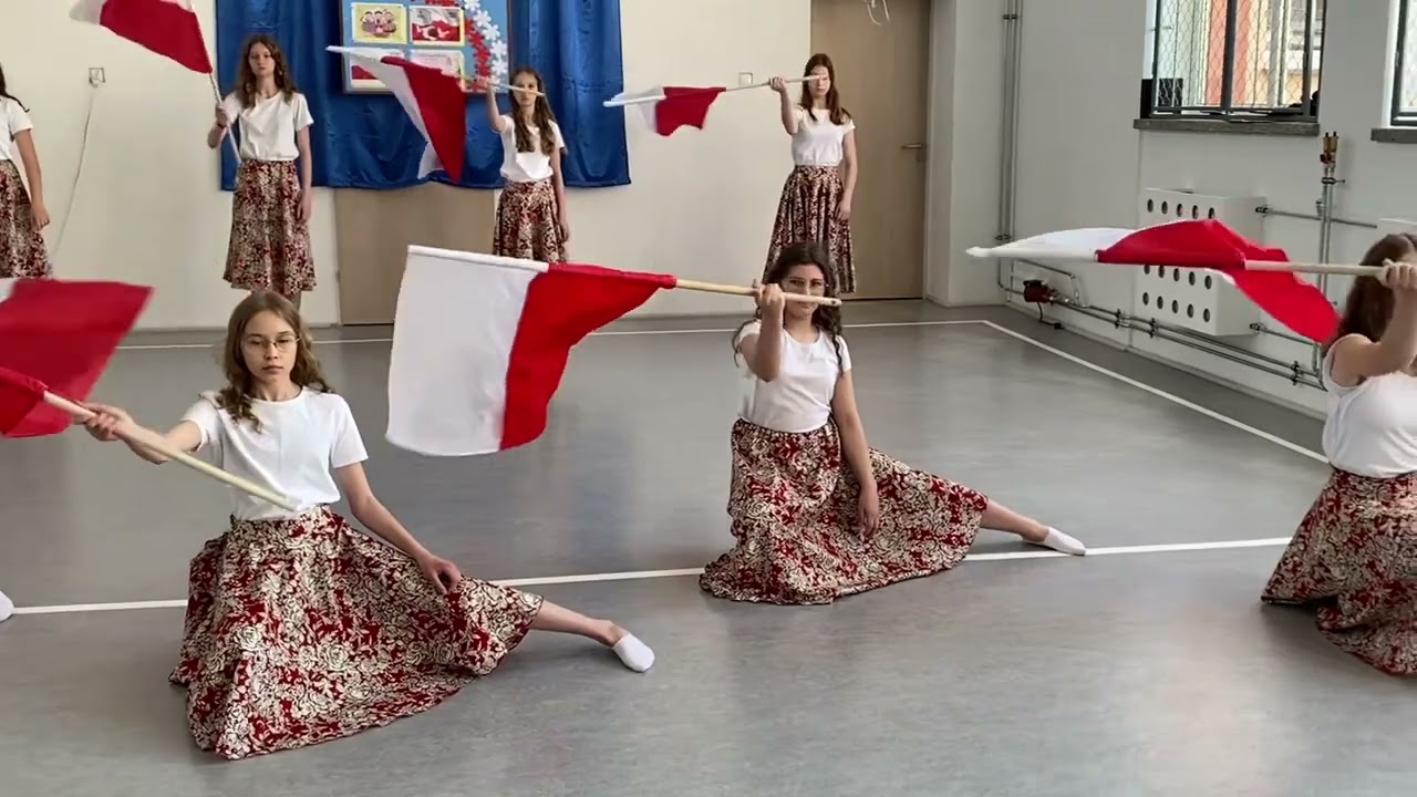 Taniec z flagami- PSP Zaborów 2023