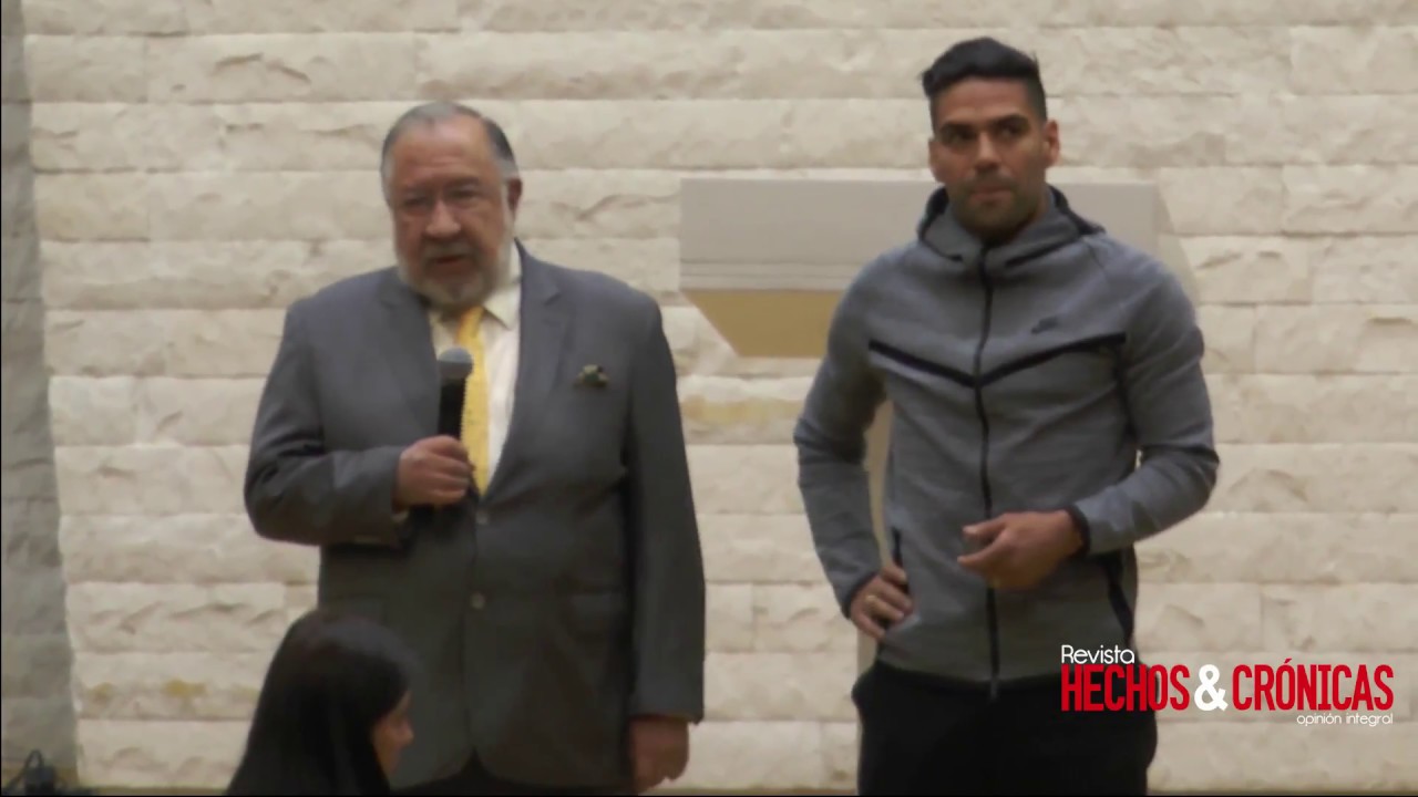 Falcao García visita la Iglesia Casa Sobre la Roca