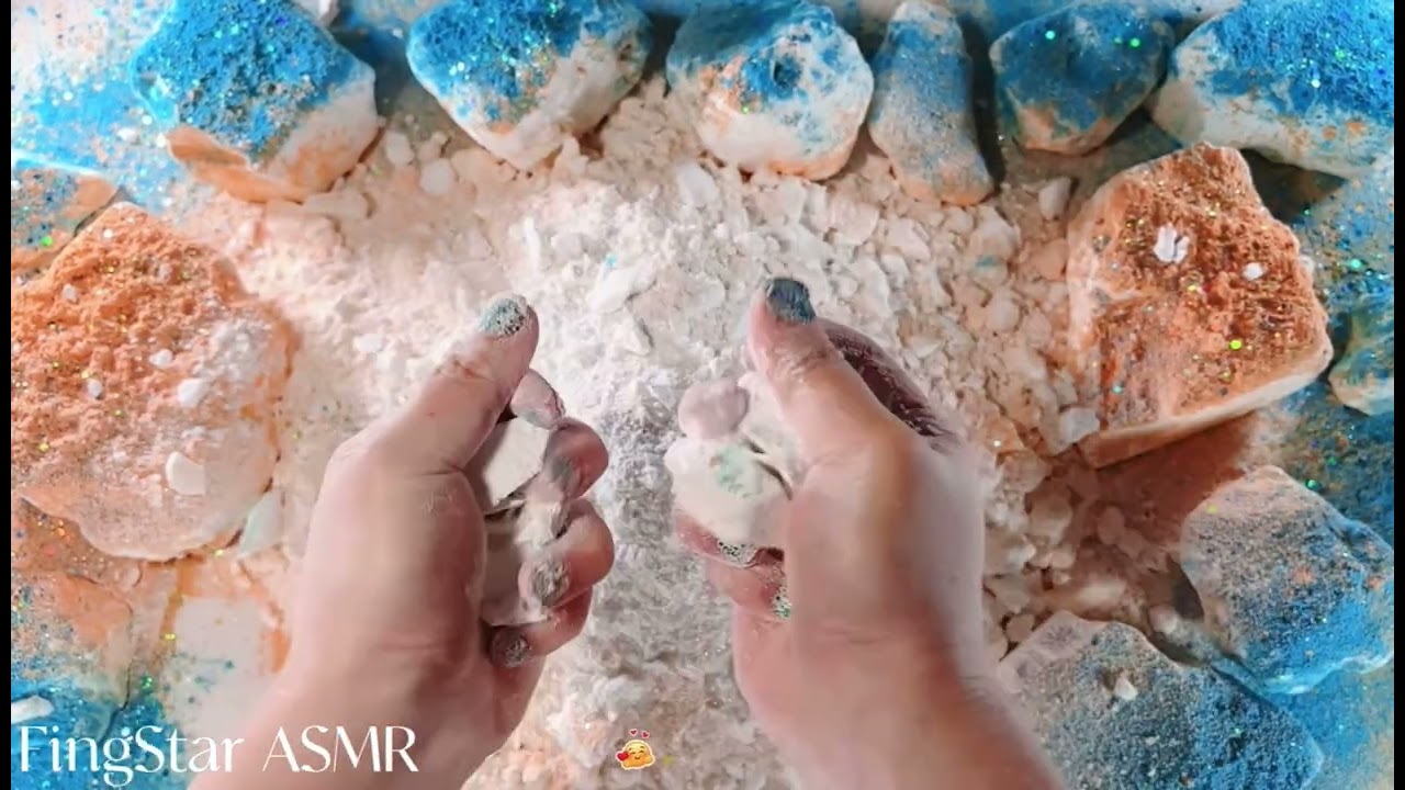 Credit goes to :- @FingStarASMR2024 #asmr #satisfying #gymchalkasmr #gymchalkcrush #foryou #fyp 