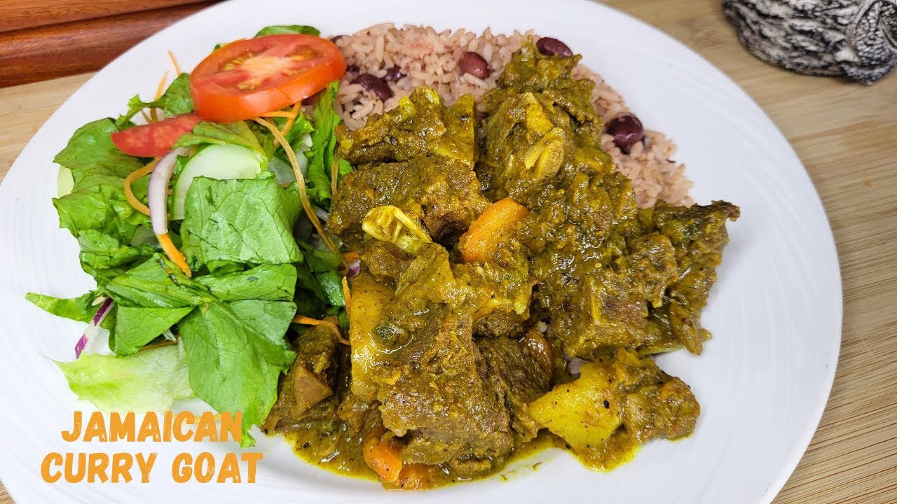 How I Make Jamaican Curry Goat So Tasty! | Easy Jamaican Curry Goat Recipe || JUENFO Kitchen